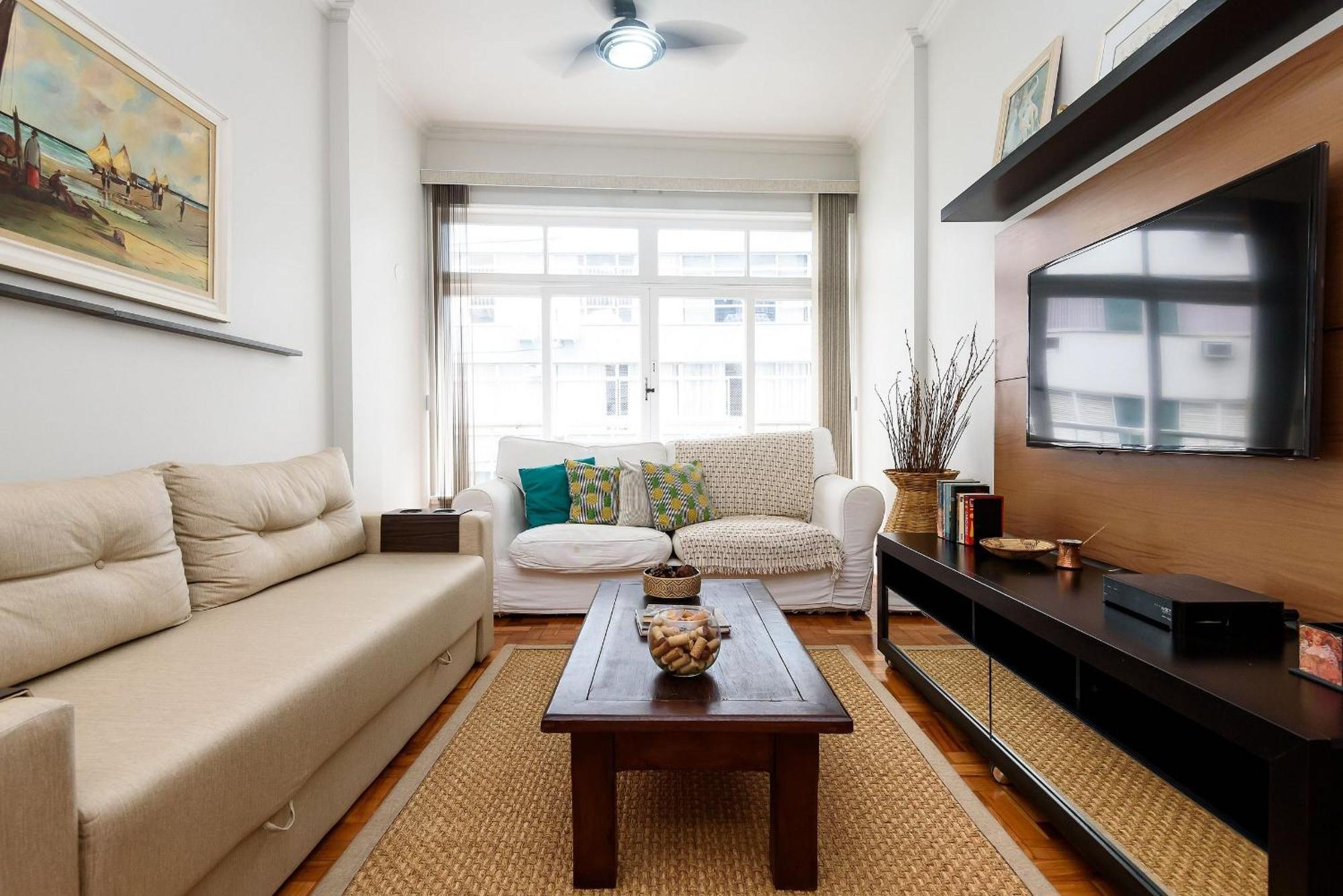 Omar Do Rio: 2qtos, Smart Tv, Internet 250mbps, Máquina Lava&seca, A 300m Do Metrô Cantagalo E 7min Da De Copacabana Apartamento